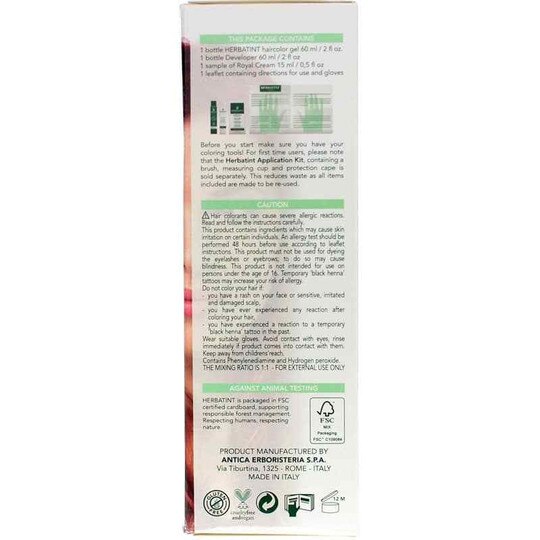 Permanent Hair Color Gel, HBT